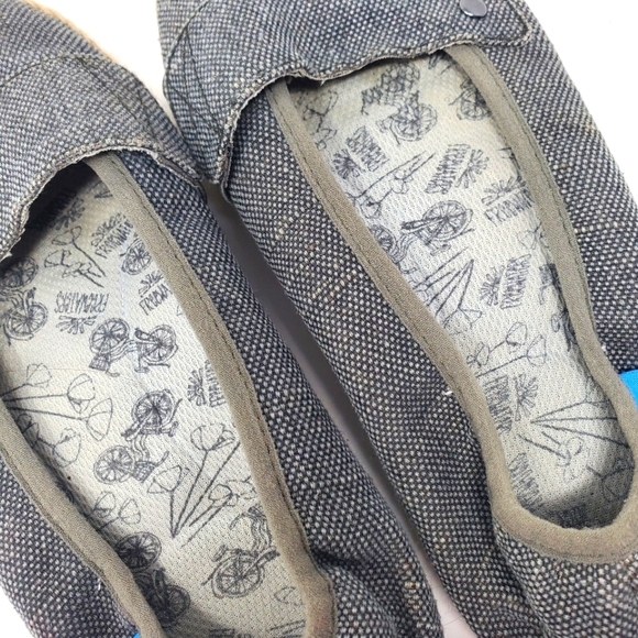 Freewaters Denim Blue Canvas slip on espadrilles/flats size 8 - Picture 9 of 9